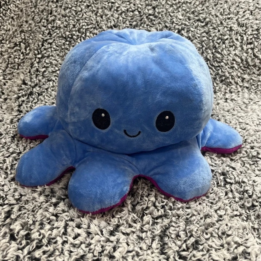 Reversible Mood Octopus Plush